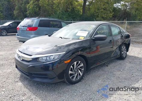 2016 Honda Civic Ex из США, поврежденный, VIN 19XFC2F73GE093986